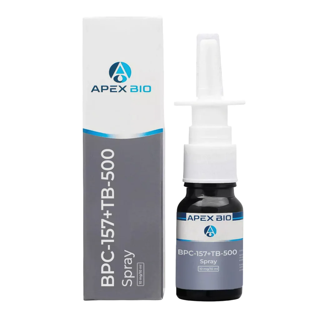 Apex Bio BPC-157 + TB-500 Kompleksi Sprey Apex Bio BPC-157 + TB-500 Kompleksi Sprey - Araştırma Peptiti Referans Standardı