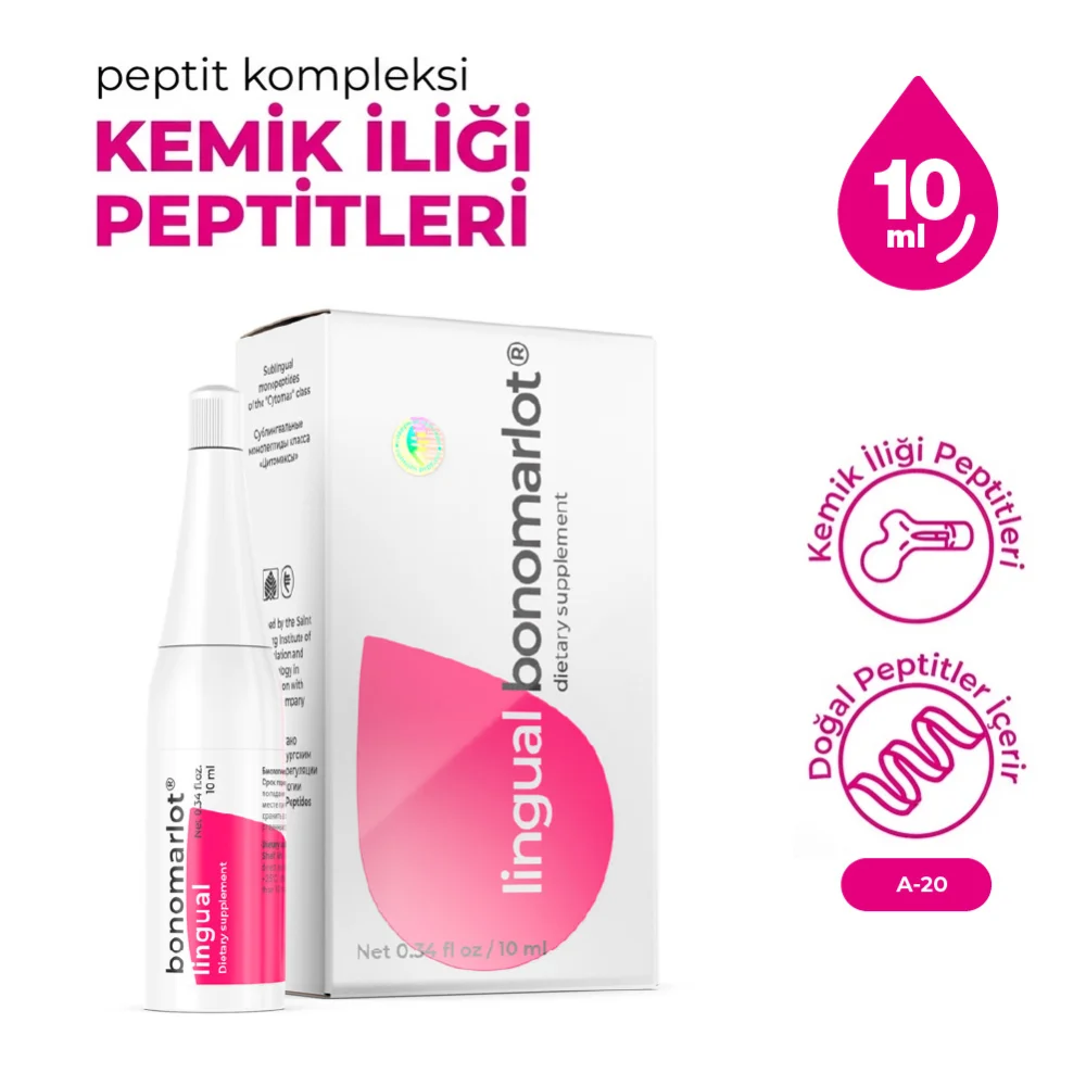 Bonomarlot A-20 Lingual- Kemik İliği ve Kan Yapımı Sistemi Bonomarlot A-20 Lingual- Kemik İliği ve Kan Yapımı Sistemi - Araştırma Peptiti Referans Standardı