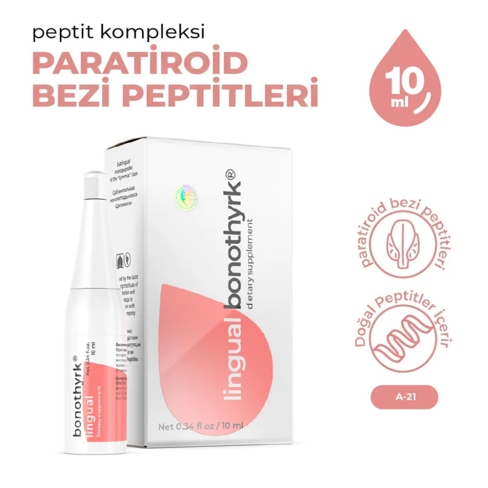 Bonothyrk A-21 Lingual- Paratiroid Bezi Peptitleri Bonothyrk A-21 Lingual- Paratiroid Bezi Peptitleri - Araştırma Peptiti Referans Standardı