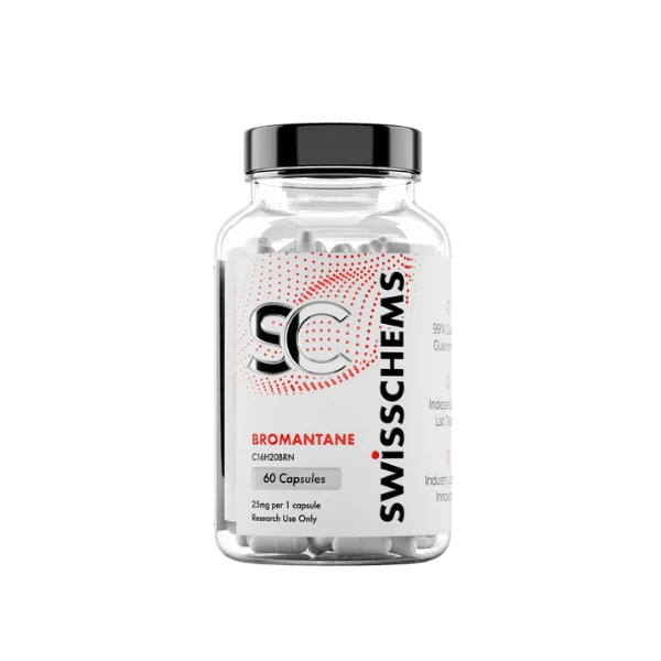 Bromantane (25mg/capsule), 60 Capsules