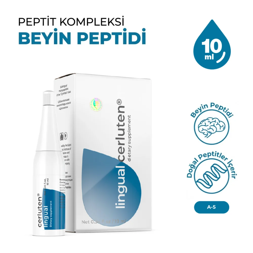 Cerluten A-5 Lingual- Beyin Peptidi Cerluten A-5 Lingual- Beyin Peptidi - Araştırma Peptiti Referans Standardı