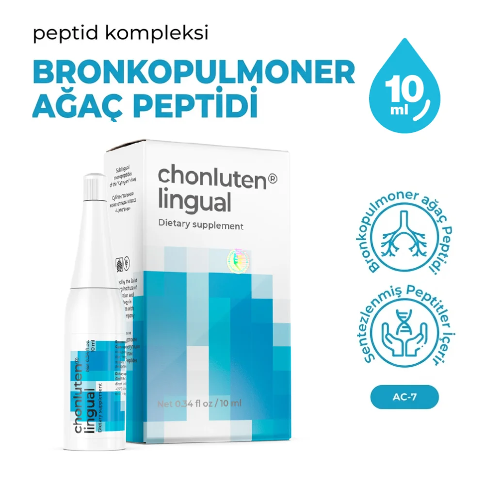 Chonluten Lingual - Akciğer Peptitleri Chonluten Lingual - Akciğer Peptitleri - Araştırma Peptiti Referans Standardı
