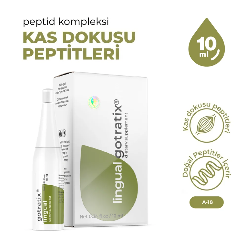 Gotratix Lingual (Kas Peptit Kompleksi) Gotratix Lingual (Kas Peptit Kompleksi) - Araştırma Peptiti Referans Standardı