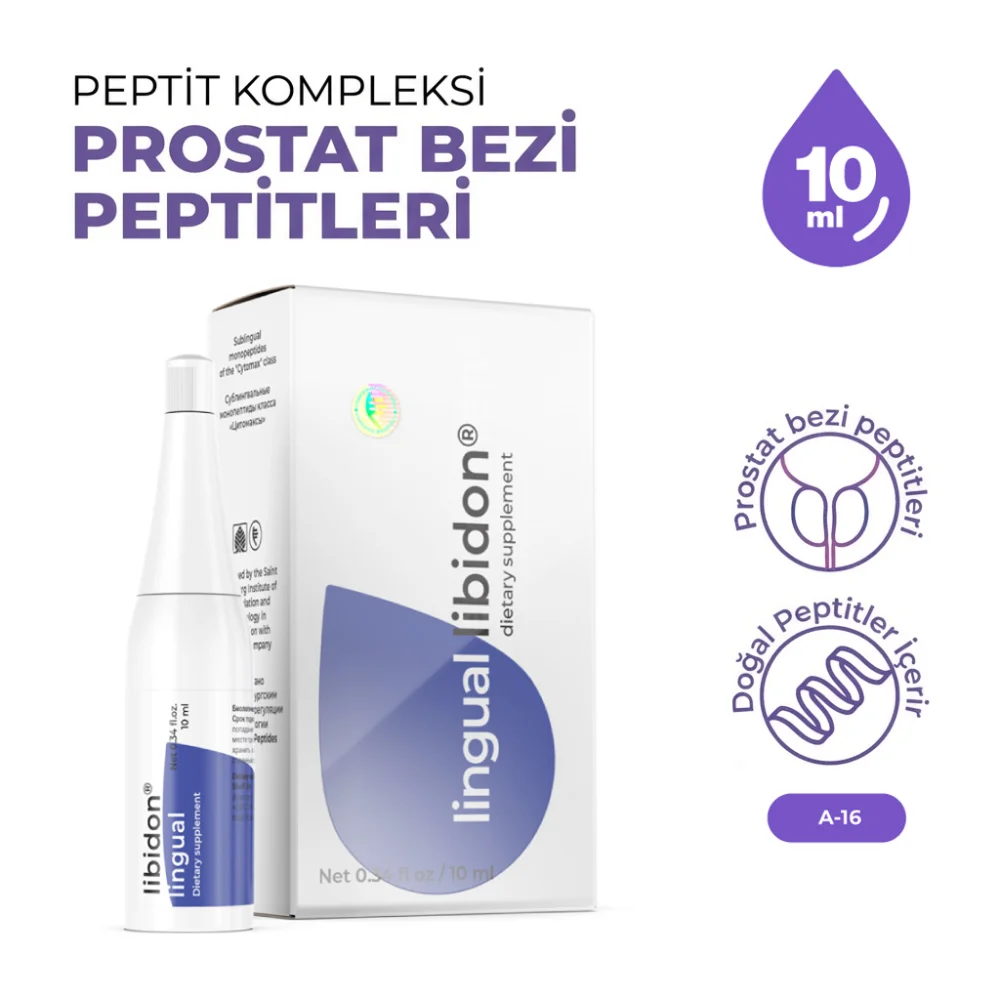Libidon A-16 Lingual- Prostat Bezi Peptitleri Libidon A-16 Lingual- Prostat Bezi Peptitleri - Araştırma Peptiti Referans Standardı