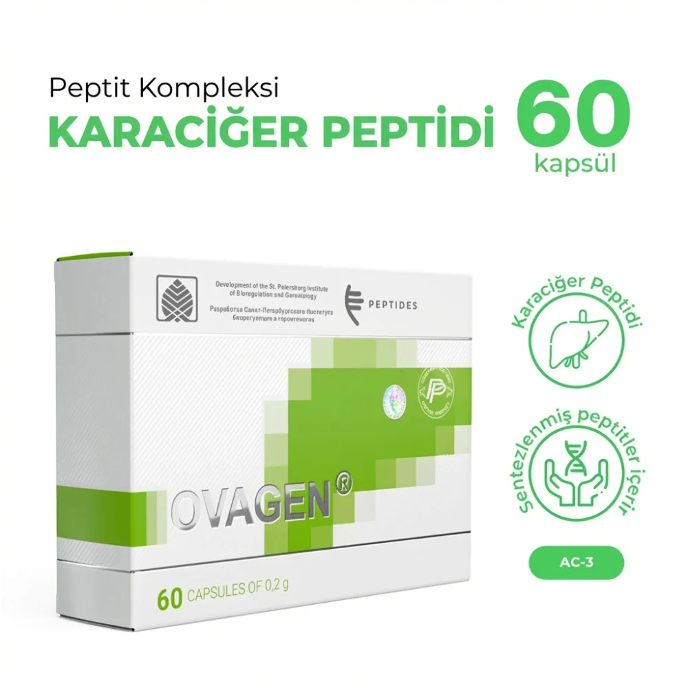 Ovagen Karaciğer Fonksiyonları Ovagen Karaciğer Fonksiyonları - Araştırma Peptiti Referans Standardı