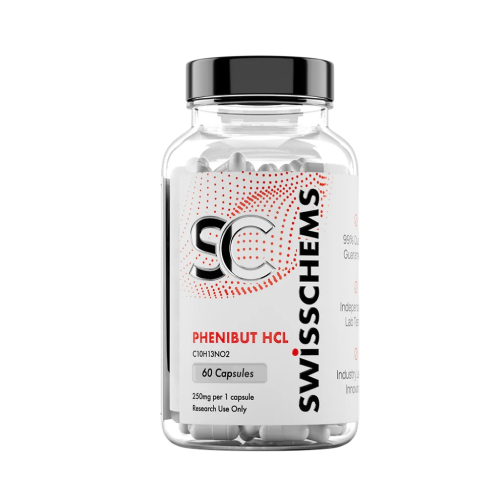 Phenibut HCL (250mg/capsule), 60 Capsules Phenibut HCL (250mg/capsule), 60 Capsules - Araştırma Peptiti Referans Standardı