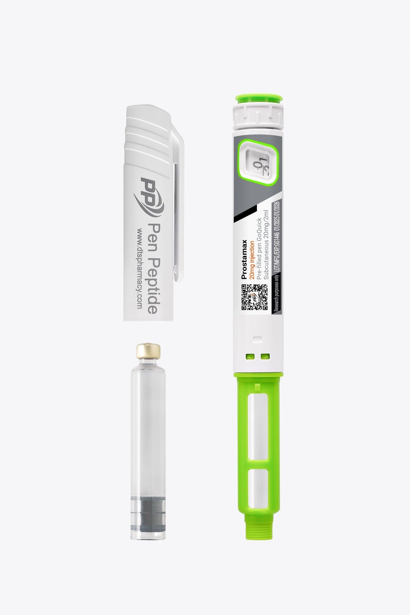 Prostamax (Lys-Glu-Asp-Pro) | 20mg/2ml Prostamax (Lys-Glu-Asp-Pro) | 20mg/2ml - Araştırma Peptiti Referans Standardı