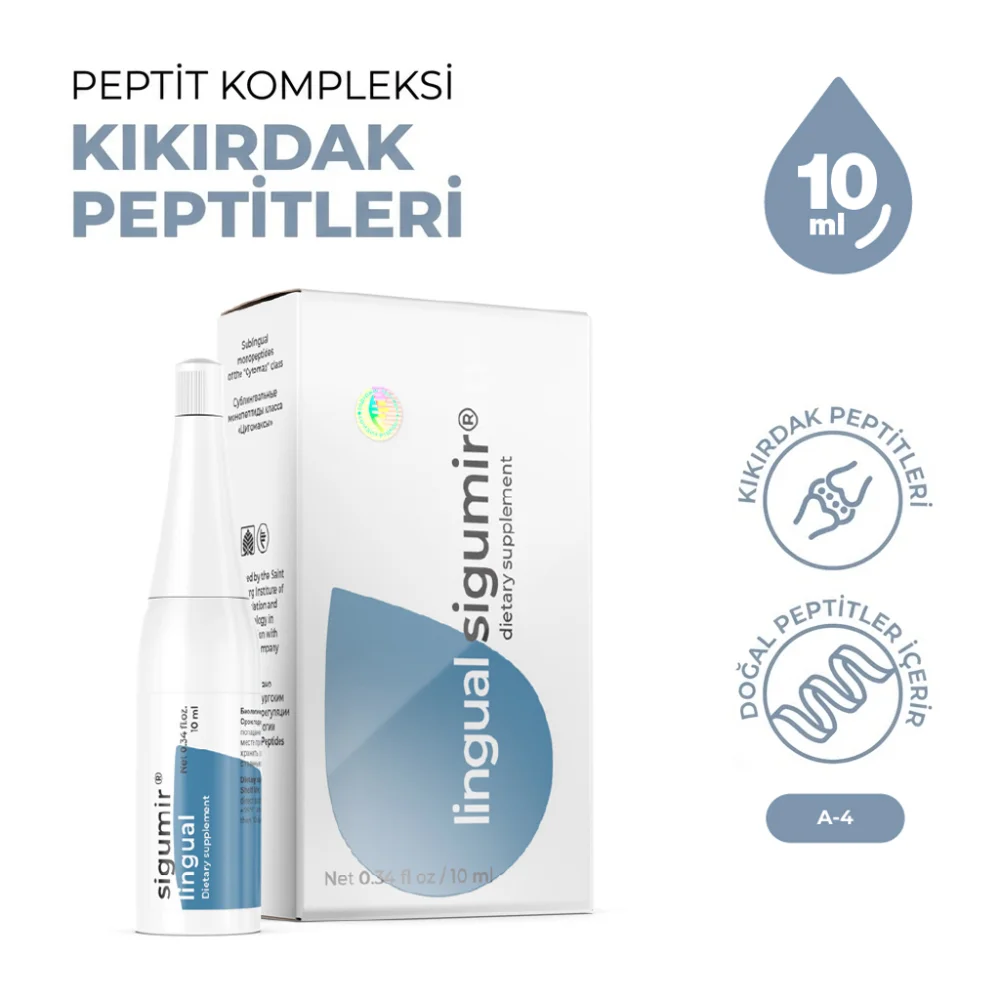 Sigumir A-4 Lingual - Kıkırdak Dokusu Peptitleri Sigumir A-4 Lingual - Kıkırdak Dokusu Peptitleri - Araştırma Peptiti Referans Standardı