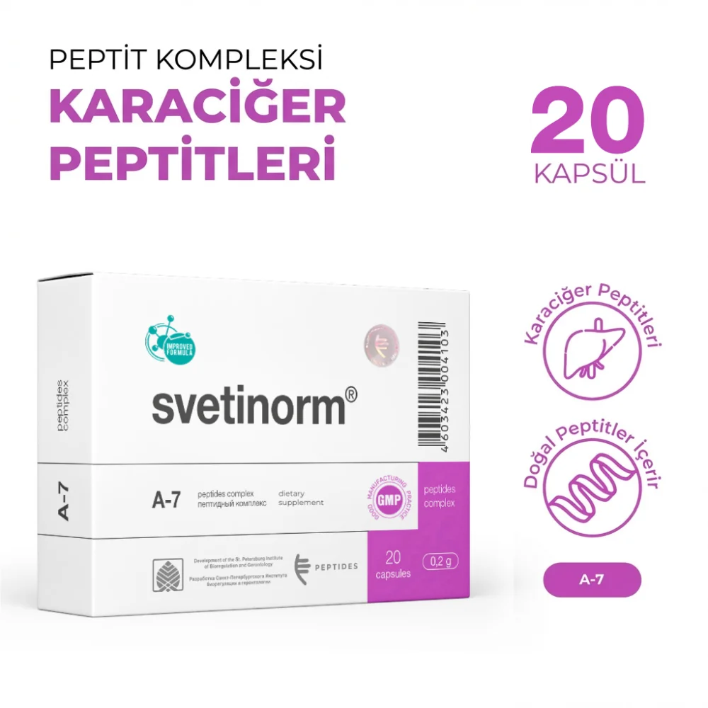 Svetinorm A-7 Karaciğer Peptid Bioregülatörü Svetinorm A-7 Karaciğer Peptid Bioregülatörü - Detay Görseli
