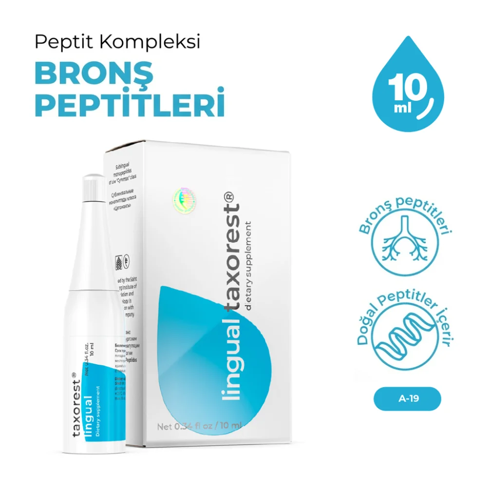 Taxorest A-19 Lingual - Akciğer Peptitleri Taxorest A-19 Lingual - Akciğer Peptitleri - Araştırma Peptiti Referans Standardı