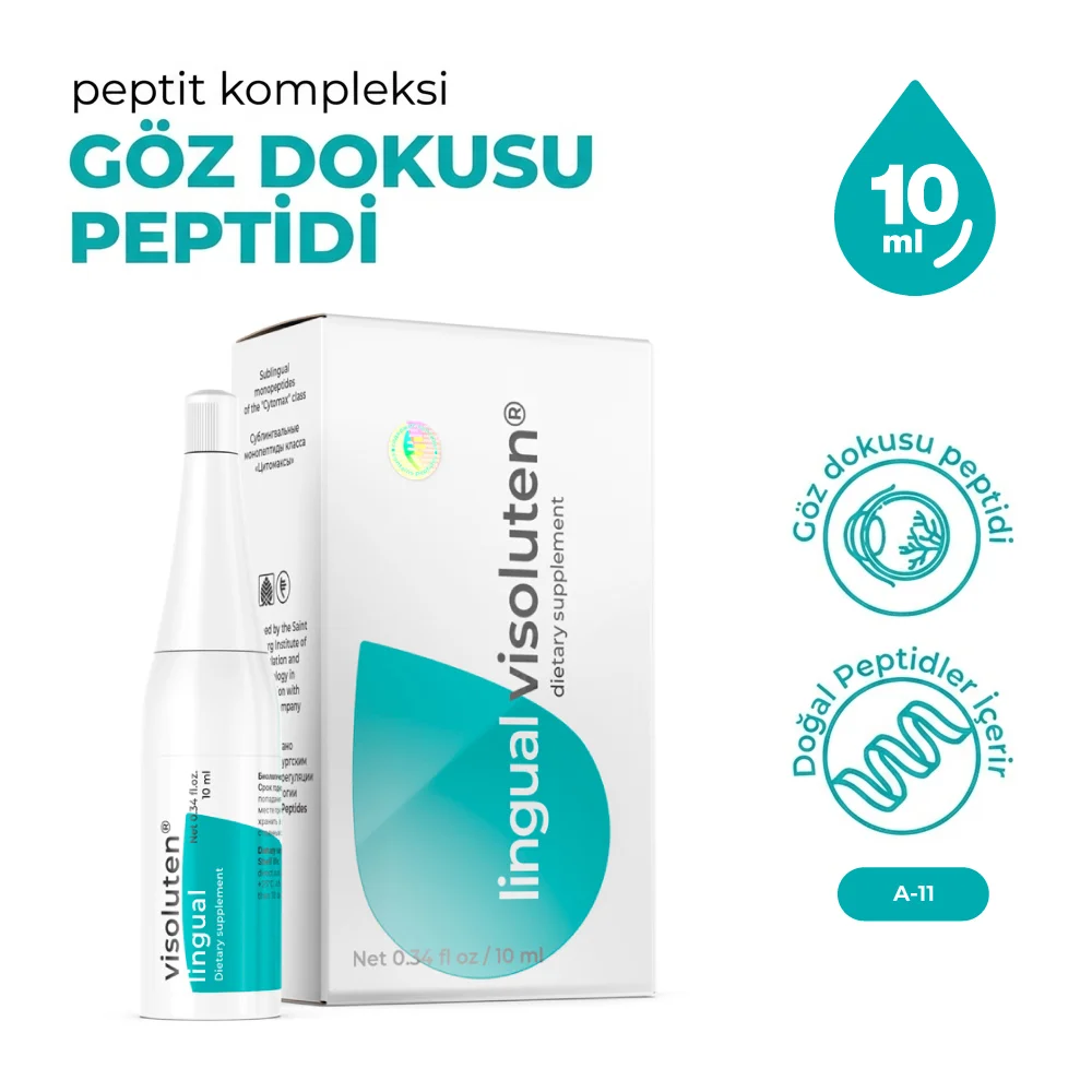Visoluten A-11 Lingual Görme Sistemi Visoluten A-11 Lingual Görme Sistemi - Araştırma Peptiti Referans Standardı