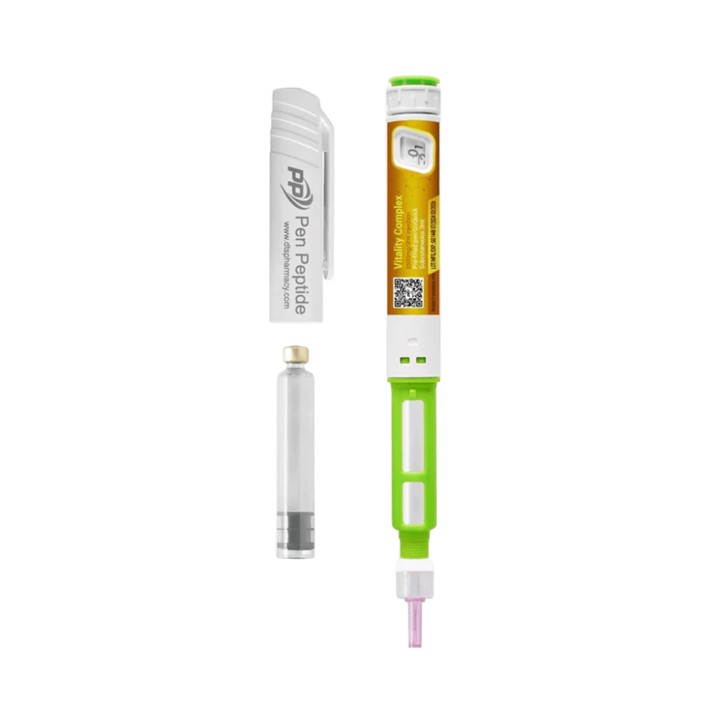 Vitality Complex | Glutathione, NMN & Resveratrol 2600mg/3ml Vitality Complex | Glutathione, NMN & Resveratrol 2600mg/3ml - Araştırma Peptiti Referans Standardı