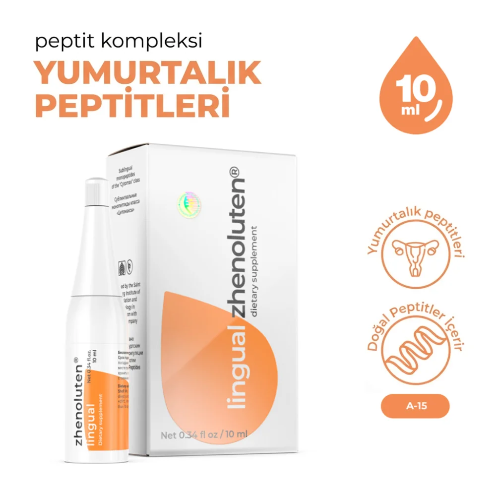 Zhenoluten Lingual A-15 Kadın Sağlığı Yumurtalık Peptitleri Zhenoluten Lingual A-15 Kadın Sağlığı Yumurtalık Peptitleri - Araştırma Peptiti Referans Standardı